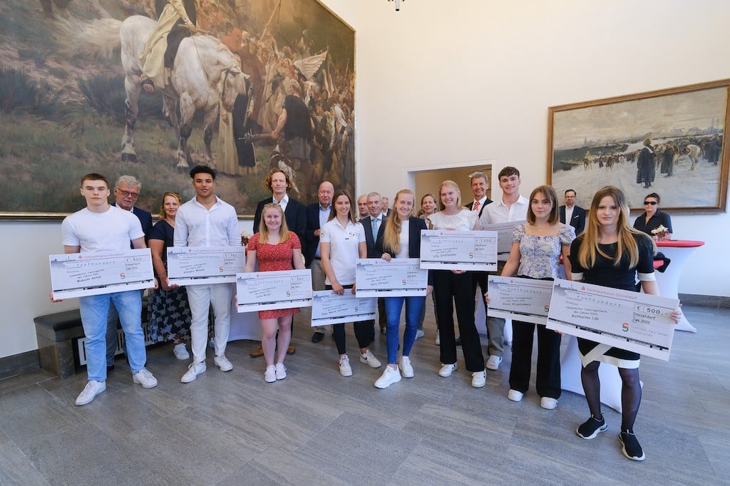 Juniorsportlerinnen und Juniorsportler der Jahre 2020 und 2021 geehrt