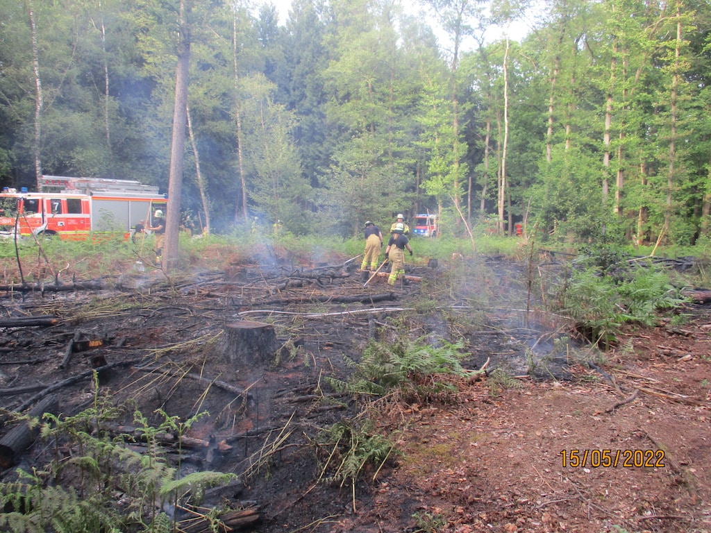 Besondere Vorsicht in Parks, Wäldern, Grünanlagen und Friedhöfen bei den hohen Temperaturen