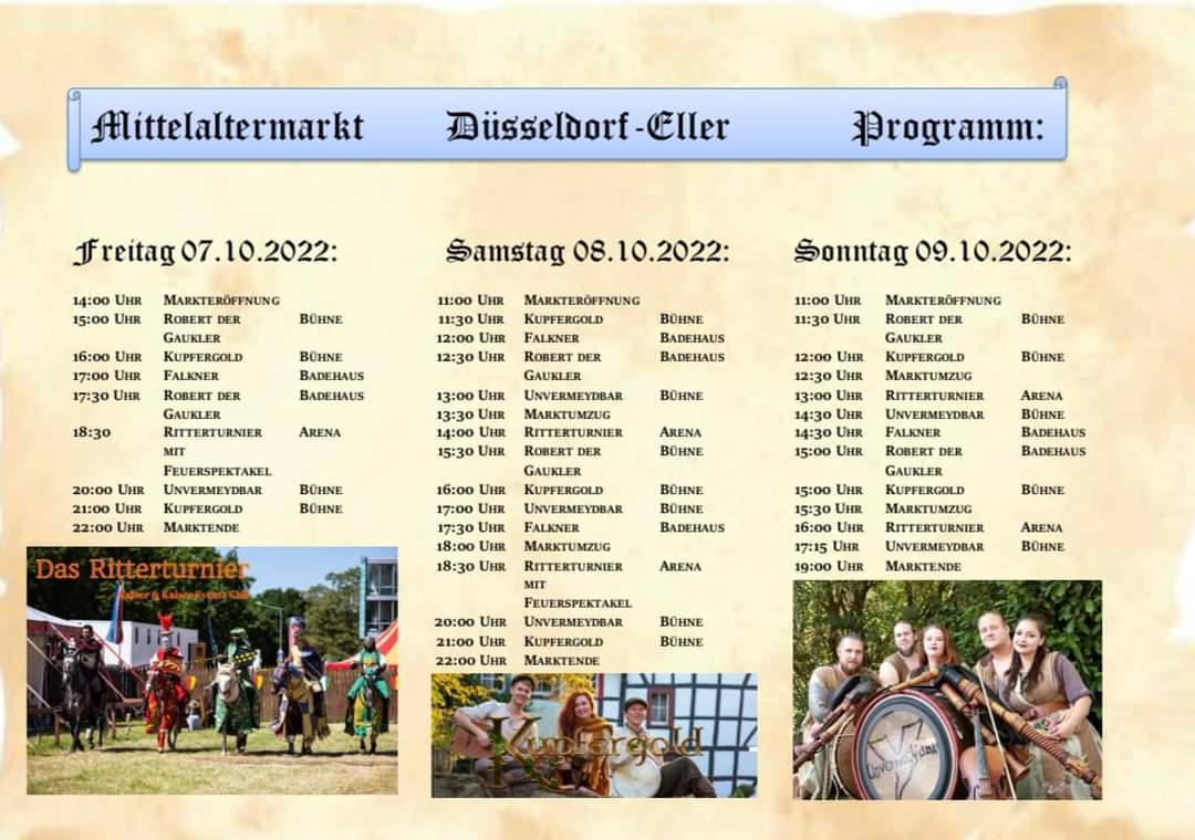 Mittelaltermarkt in Düsseldorf — Eller