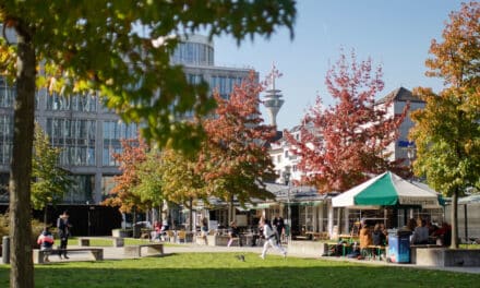 Fest zur Eröffnung am Freitagnachmittag der Mobilitätsstation Kirchplatz