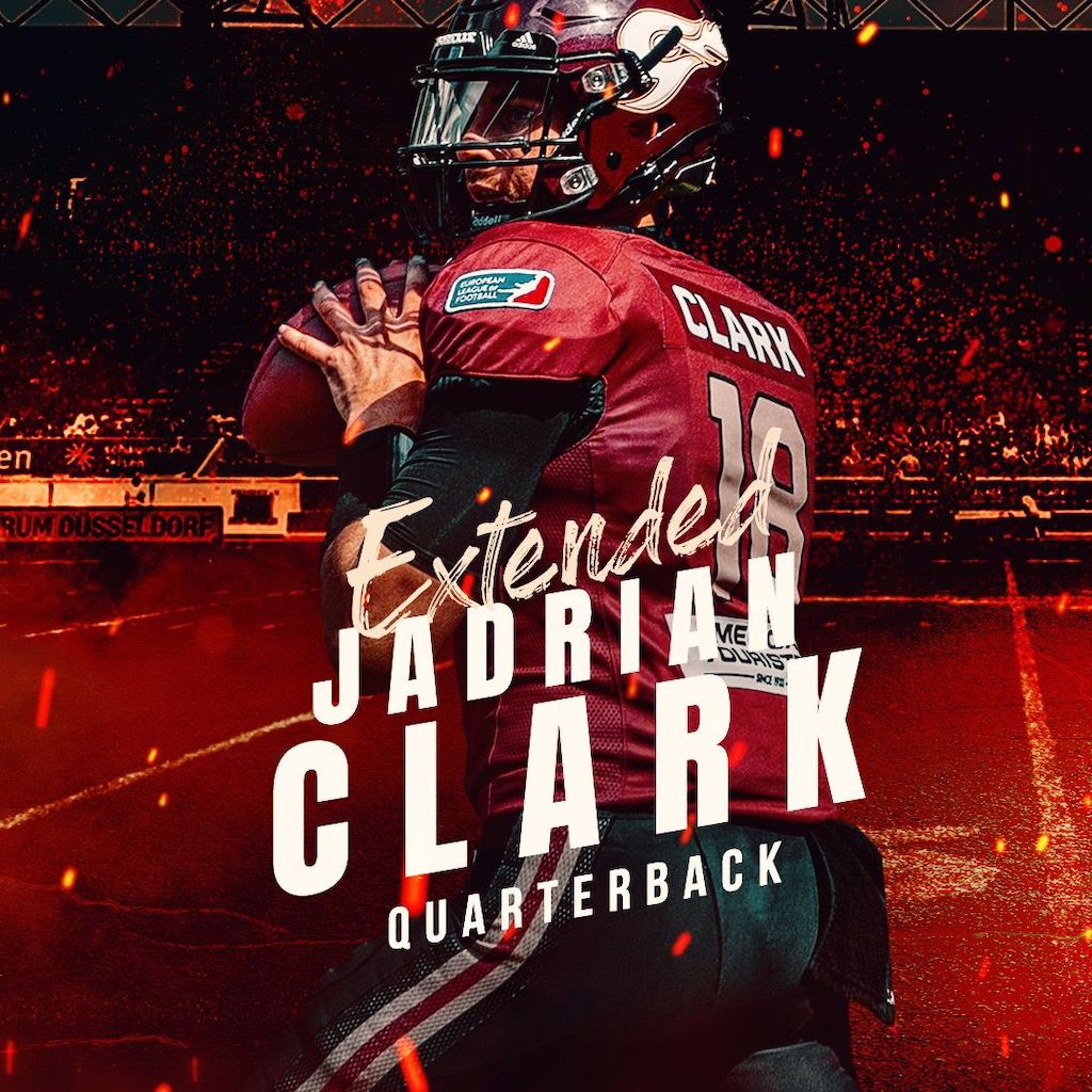 Jadrian Clark kehrt nächste Saison zu Rhein Fire zurück