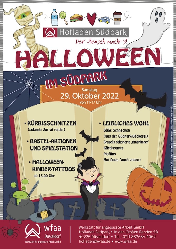 Halloween-Aktion mit Kürbisschnitzen am Hofladen Südpark