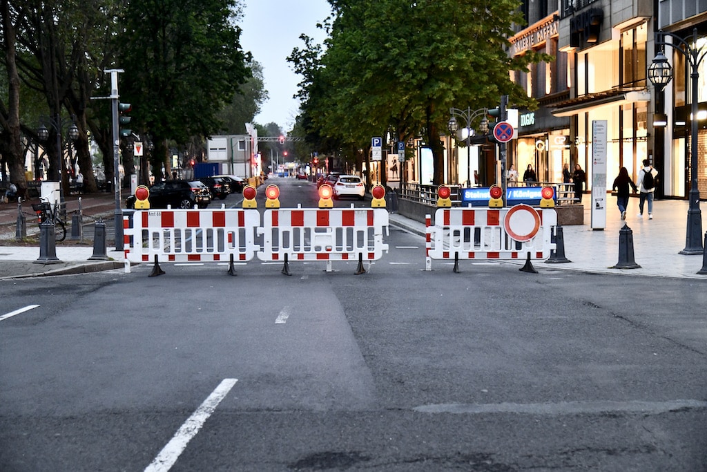 Polizeilicher Verkehrseinsatz am ersten Adventssamstag