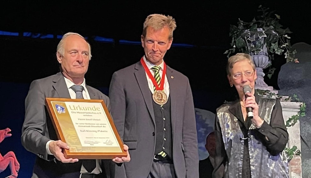 Verleihung der Karl-Klinzing-Plakette an Josef Hinkel