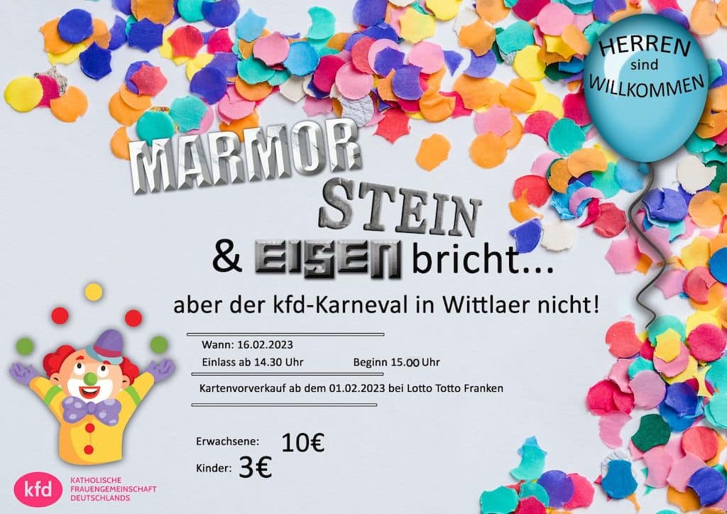 Die KFD feiert Karneval in Wittlaer