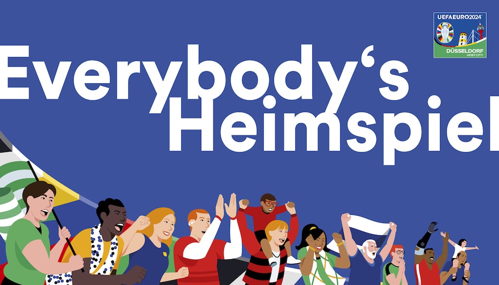 Das Programm der Landeshauptstadt Düsseldorf zur EURO 2024 für Sonntag, 14. Juli
