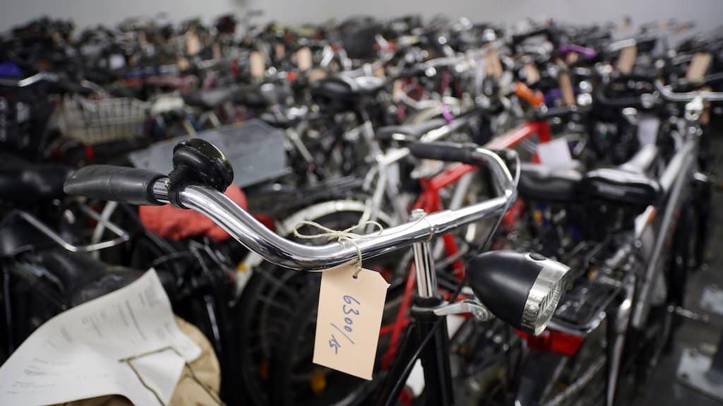 Fahrradversteigerung im Fundbüro am 18.&nbsp;April