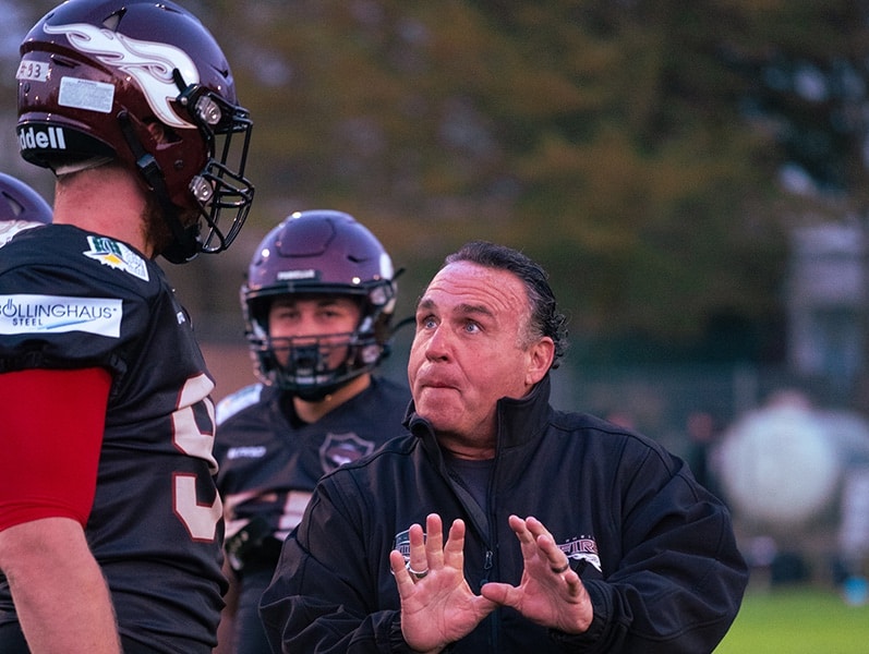 Rhein Fire im Trainingslager in Wedau