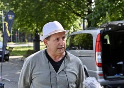 Der Künstler Gregor Wosik Foto: LOKALBÜRO