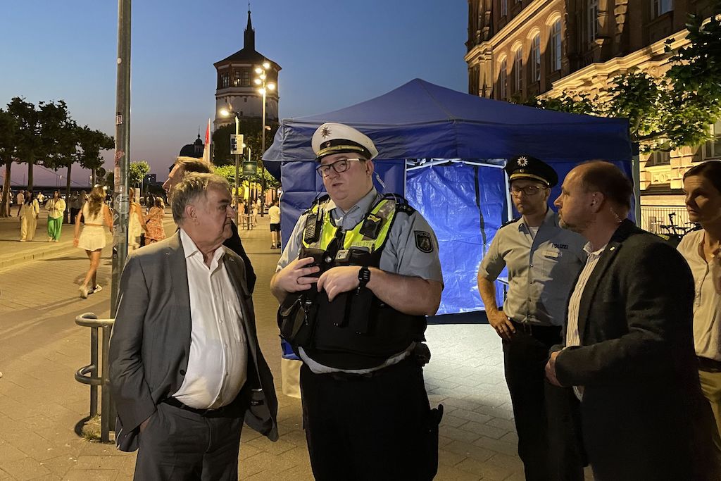 Schwerpunktkontrollen in der Waffenverbotszone