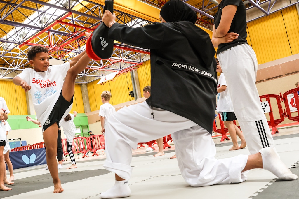 Grundschulkinder testeten elf olympische Sportarten