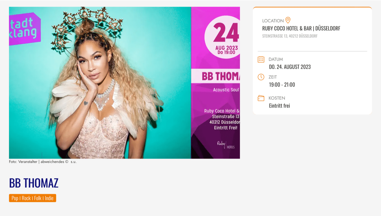 Donnerstag: Soulful Evening im Ruby Coco Hotel