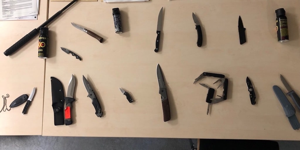 Erneute Kontrollen am Wochenende in der Waffenverbotszone