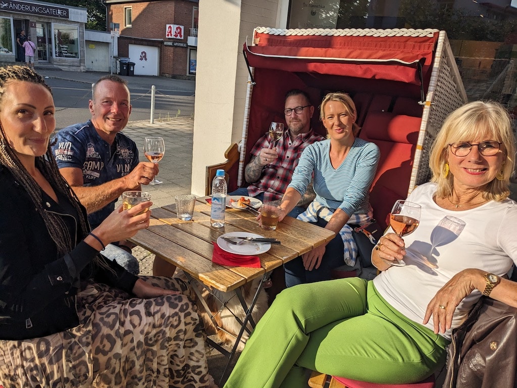 Dritter Weintreff am 30. August
