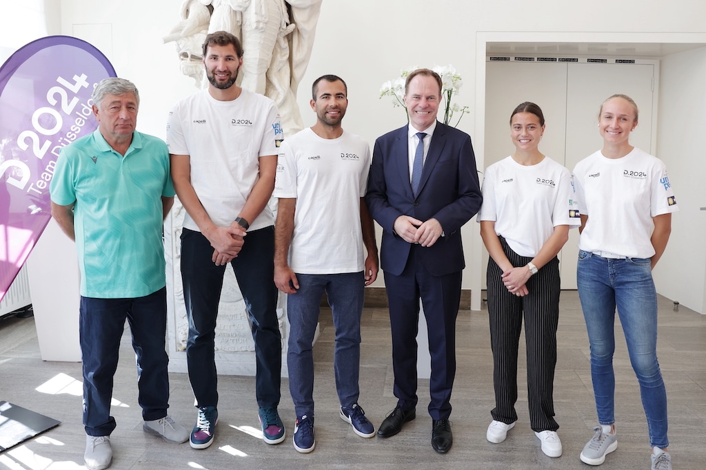 Rathaus-Empfang für Medaillengewinner bei Europameisterschaften