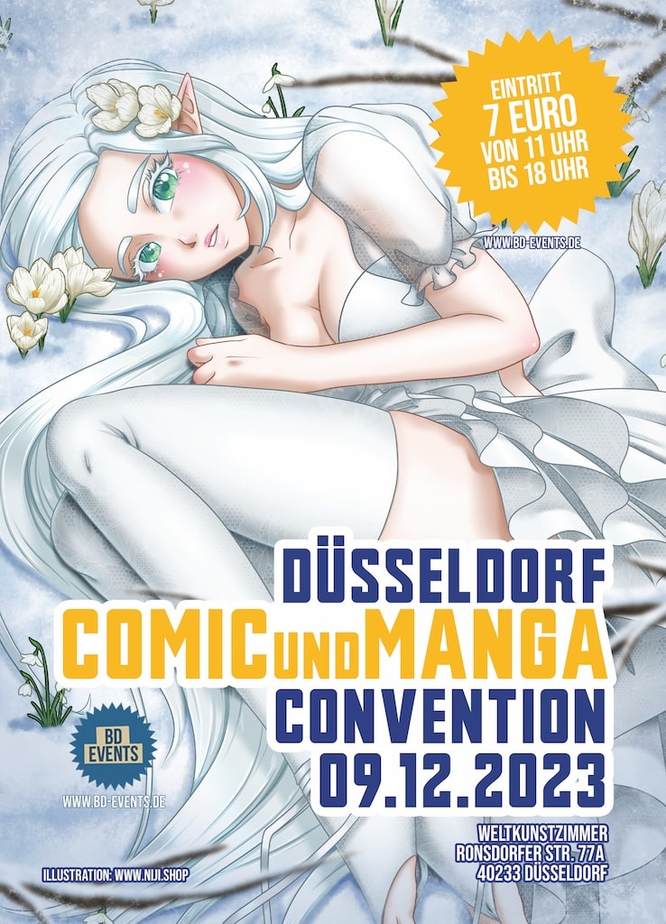 Faszinierendes Comic- und Manga-Event in Düsseldorf: Convention im Weltkunstzimmer am 09.12.2023