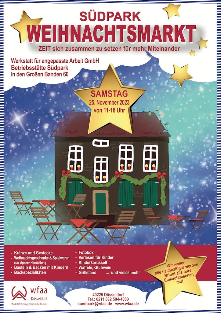 Plakat Weihnachtsmarkt 2023 Plakat Weihnachtsmarkt 2023