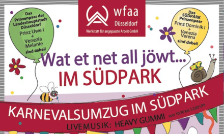 Karnevalsumzug im Südpark „Wat et net all&nbsp;jöwt“