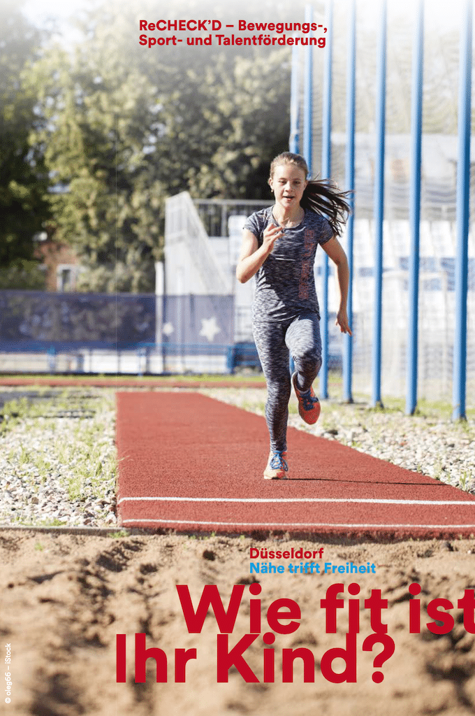 Der Flyer des Sportamtes zum sportmotorischen Test ReCHECK’D Der Flyer des Sportamtes zum sportmotorischen Test ReCHECK’D<br />