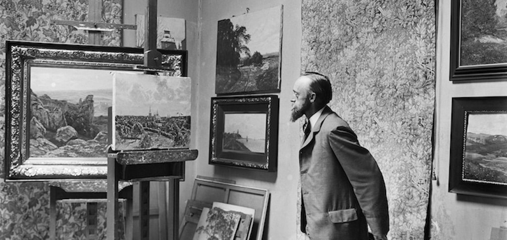 Ausstellung im Stadtarchiv: Aufnahmen des Kaiserswerther Malers Wilhelm Degode