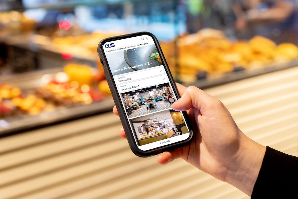 Gastronomie am Düsseldorfer Airport bereit für digitales Pre-Order