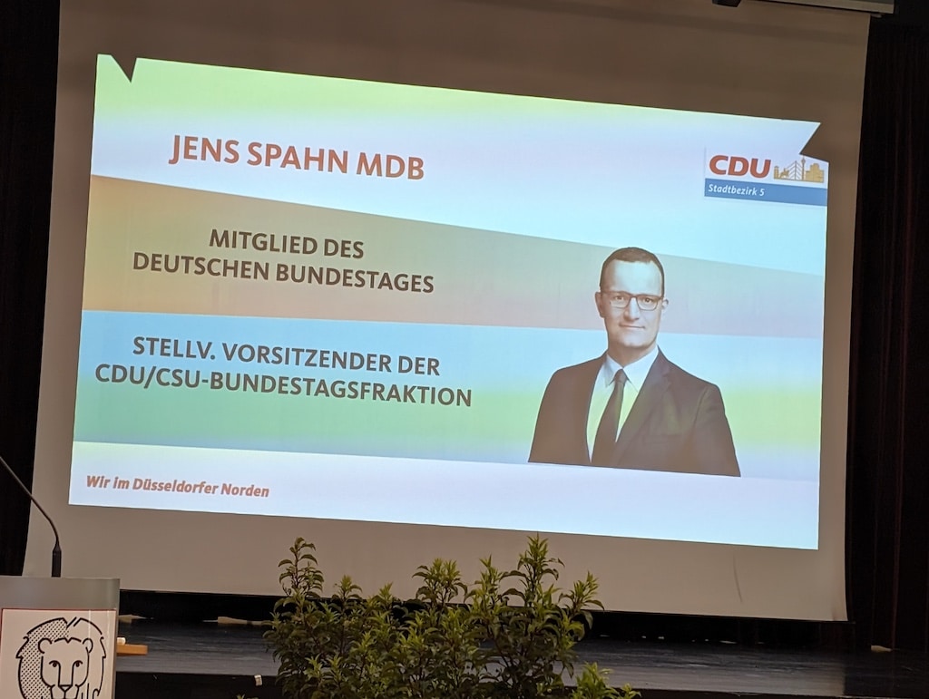 Standing Ovations für Jens Spahn in Kaiserswerth