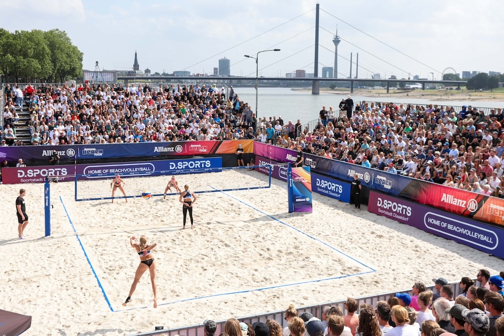 Die German Beach Tour startet ihre Saison 2024 in Düsseldorf