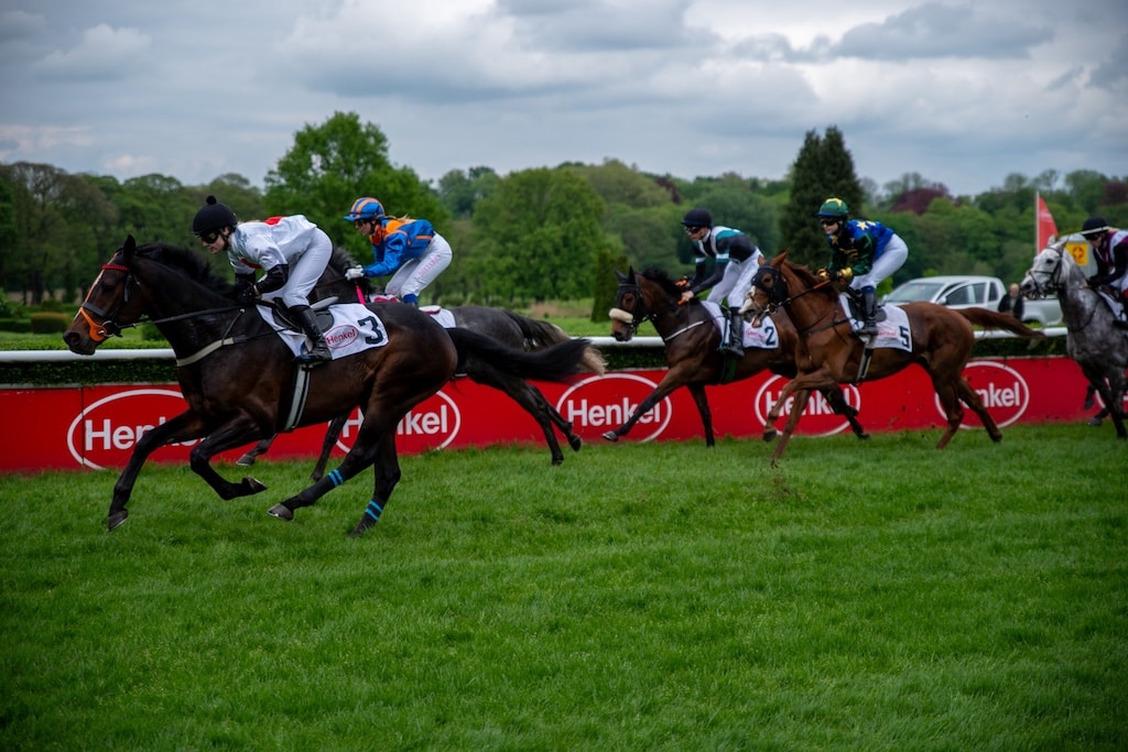 Shagara gewinnt den Henkel Stutenpreis 2024 nach einem packenden Kampf