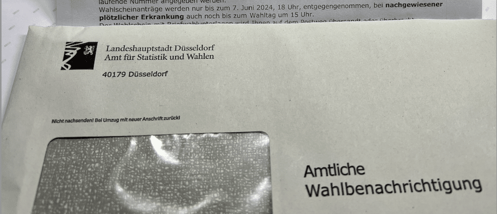 Versand der Wahlbenachrichtigungen abgeschlossen