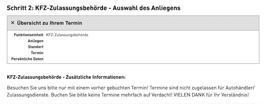 Straßenverkehrsamt testet neue Terminzeiten