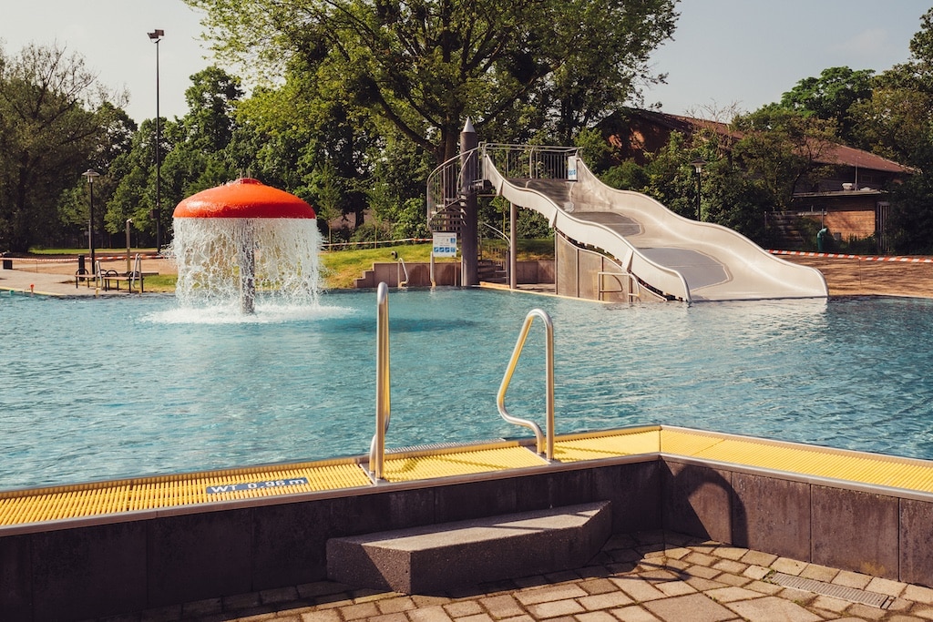 Auch das Freibad Benrath startet in die Sommersaison