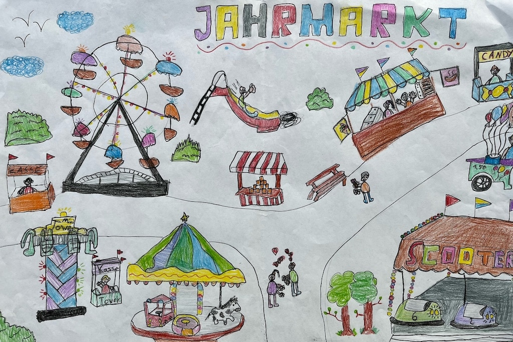 Malwettbewerb in Wittlaer