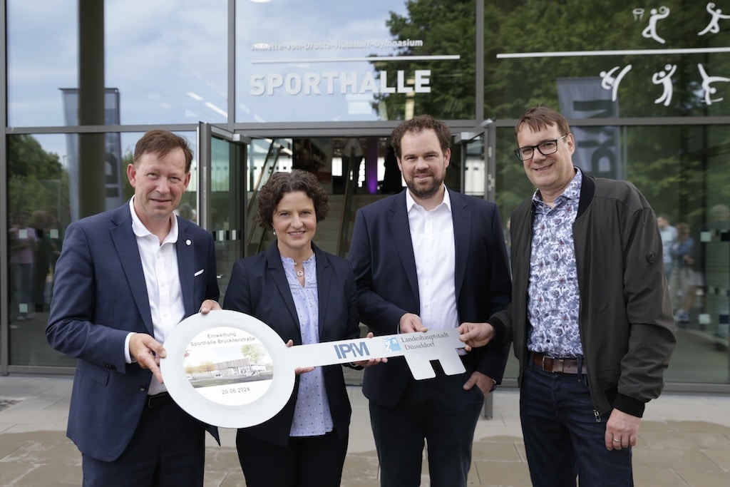 Das ist die neue Dreifachsporthalle am Annette-von-Droste-Hülshoff-Gymnasium