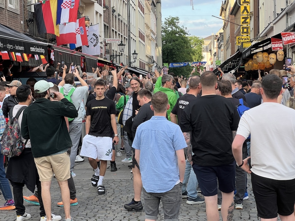 UEFA EURO 2024 Erstes Spiel der Fußball-Europameisterschaft in Düsseldorf