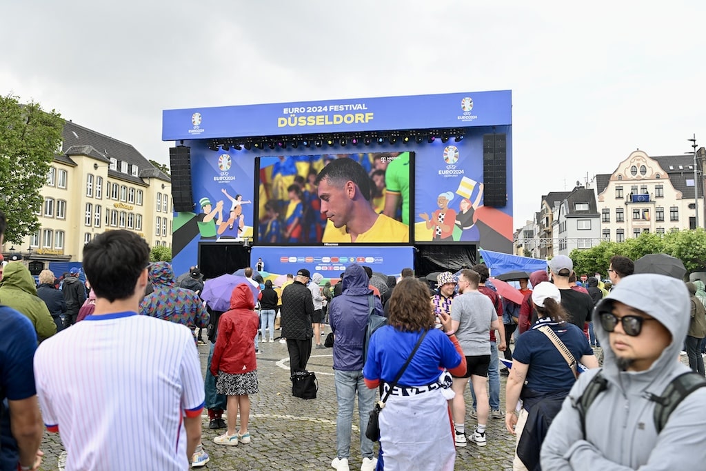 Das Programm der Landeshauptstadt Düsseldorf zur EURO 2024 für Donnerstag, 20. Juni