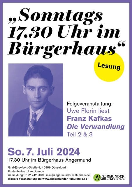 Und nochmals Kafka im Bürgerhaus