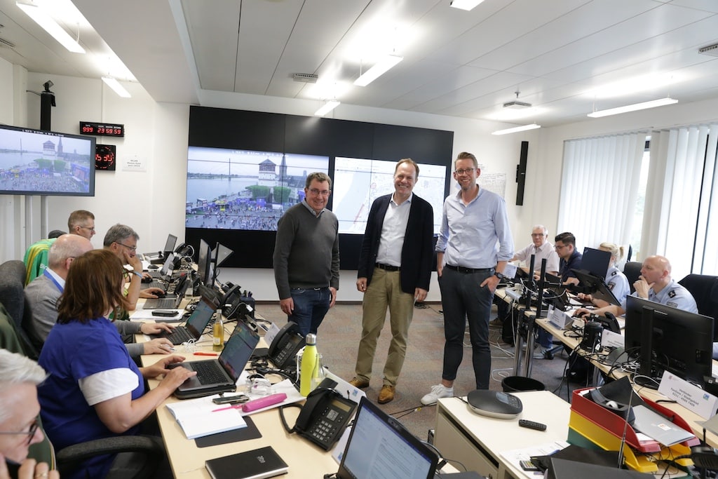 EURO 2024: OB Keller besucht Düsseldorfer Host City Operation Center