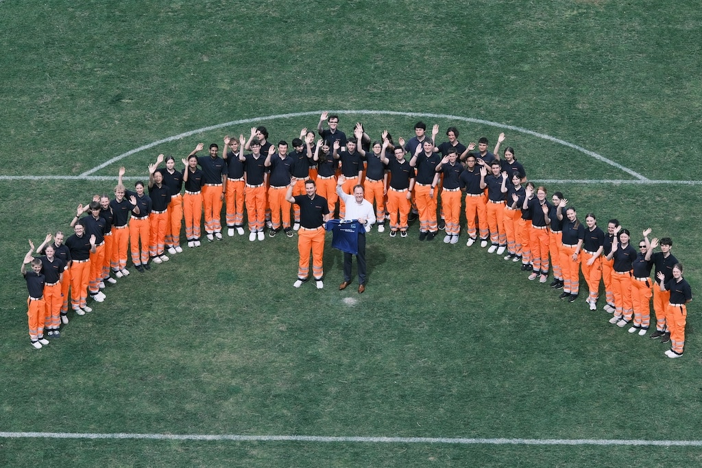 Dank an Verkehrskadetten für ihren Einsatz bei der UEFA EURO 2024