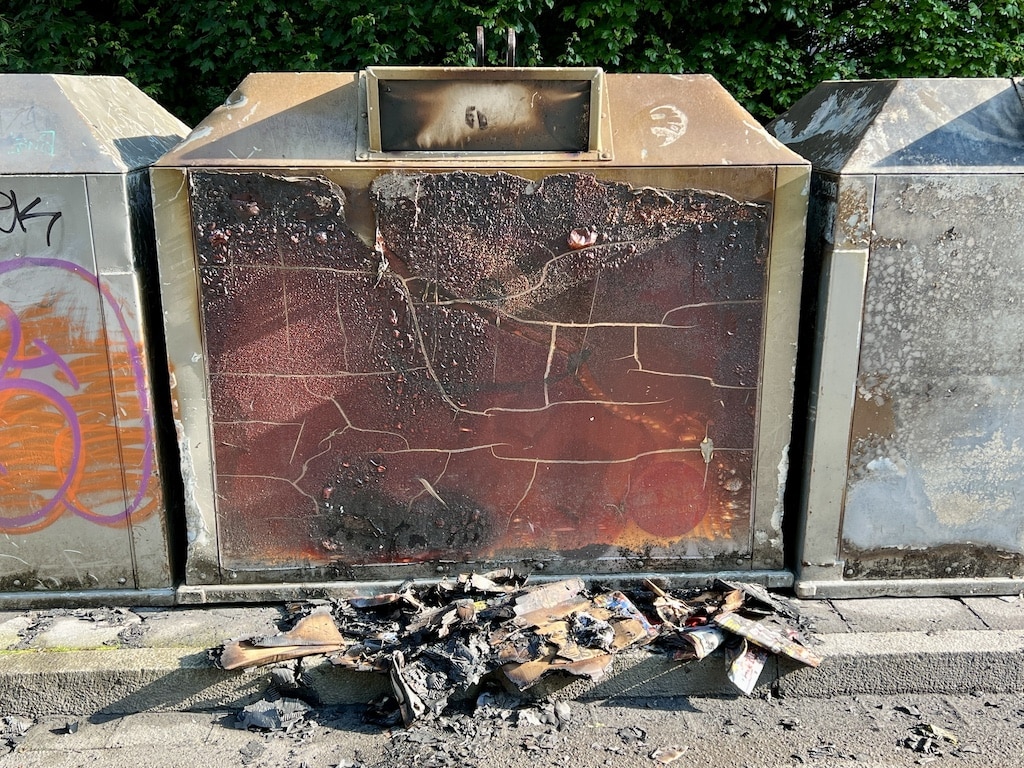 Mehrere Sachbeschädigungen durch Feuer — 37-jähriger Tatverdächtiger festgenommen