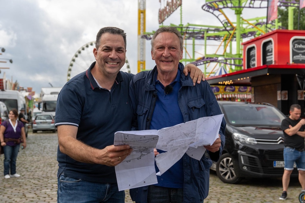 Sven Gerling und Manfred Kirschenstein Foto: LB / Olaf Oidtmann