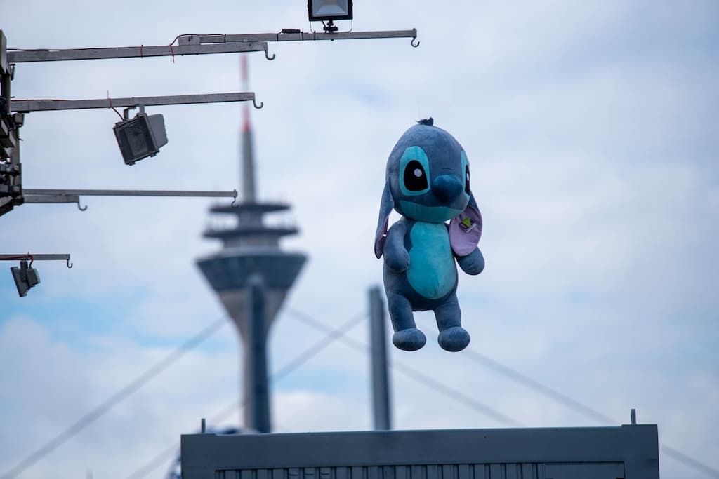 Aufbau Rheinkirmes 2024 Foto: LB / Olaf Oidtmann