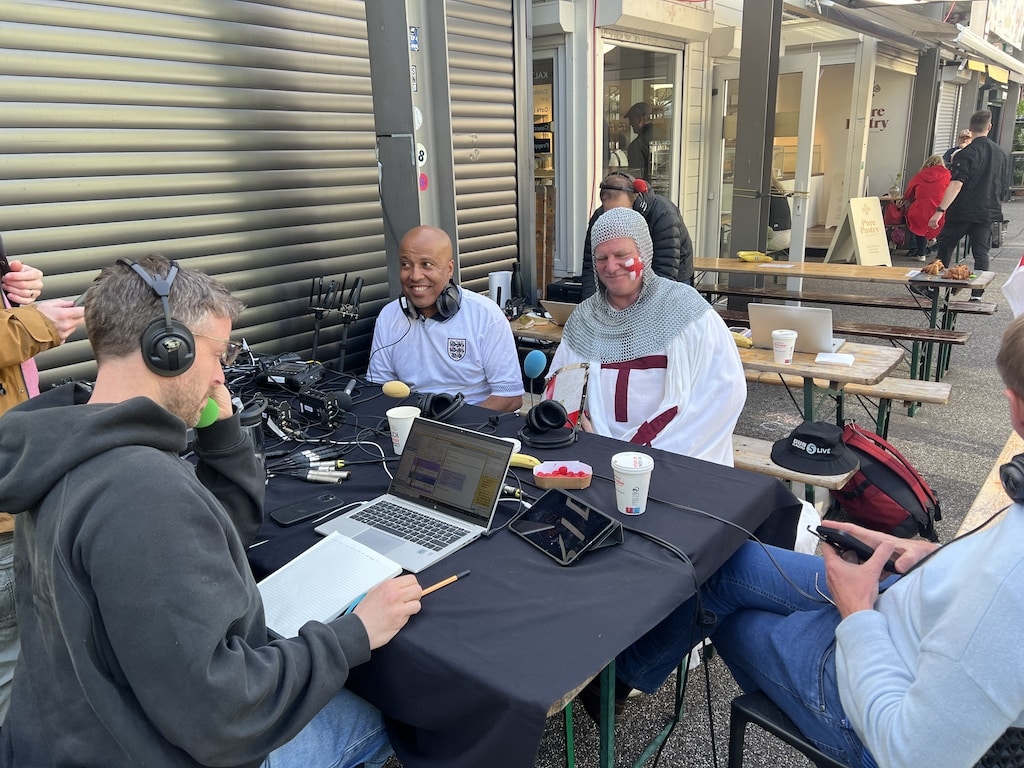 BBC sendet live vom Carlsplatz