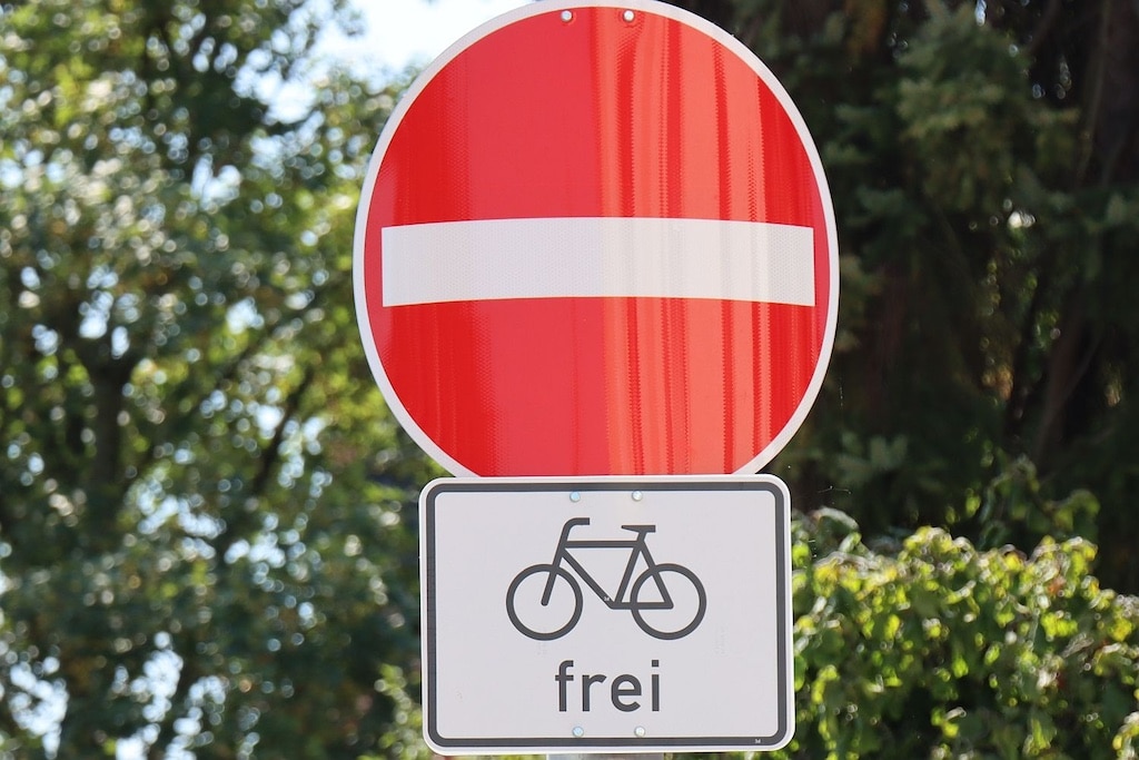 Stadt öffnet die Einbahnstraße Geibelstraße für den Radverkehr