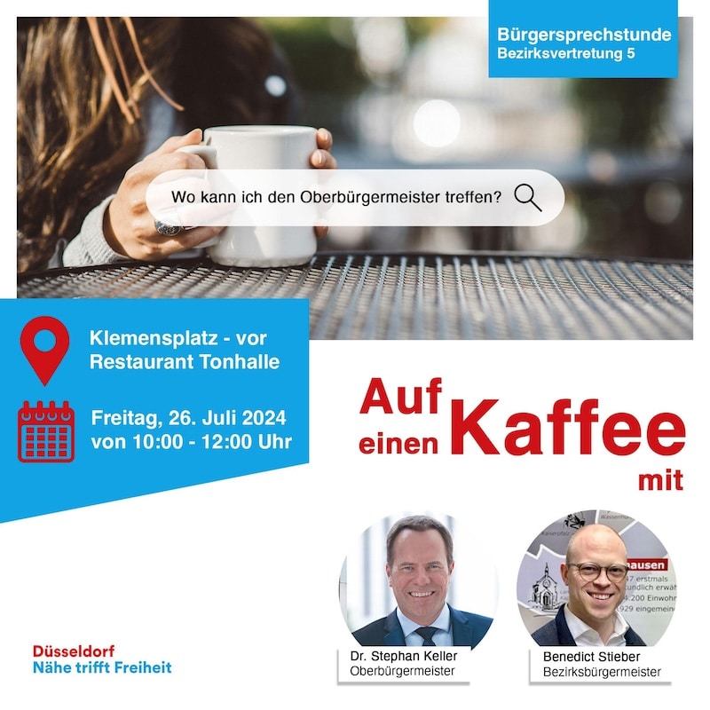 Der Düsseldorfer OB kommt zum Bürgerdialog nach Kaiserswerth