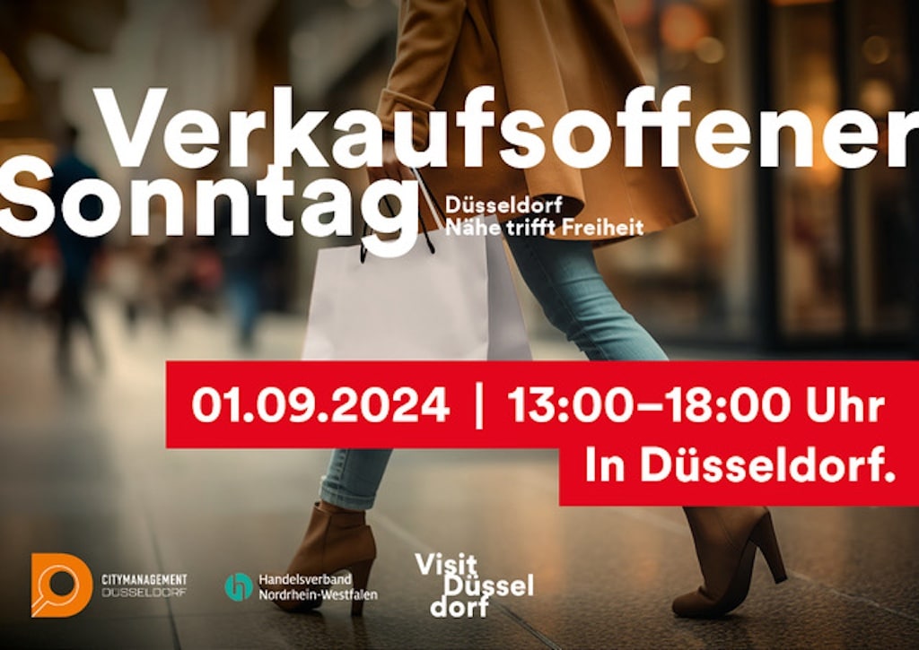 Verkaufsoffener Sonntag am 01.09.2024: Shoppen und Erleben in der Düsseldorfer Innenstadt