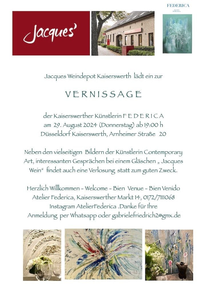 Ausstellung Federica in Kaiserswerth