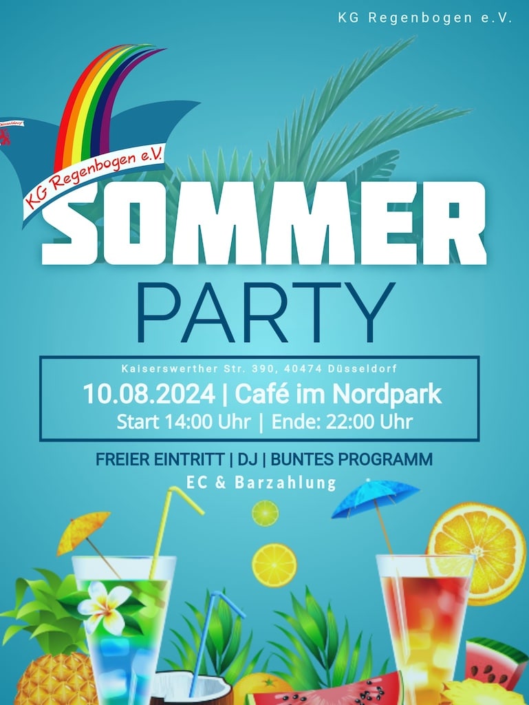 KG Regenbogen feiert den Sommer