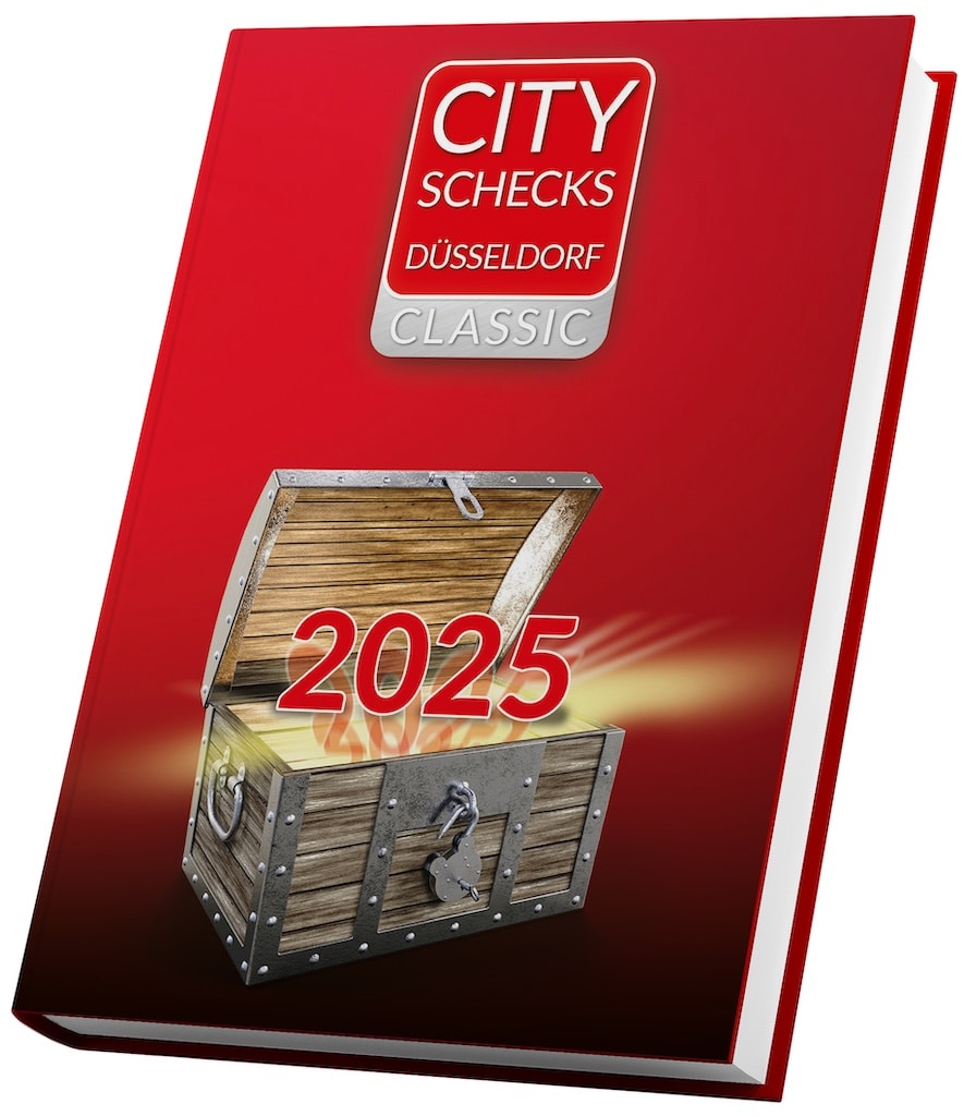 City Schecks Düsseldorf 2025: Das beliebteste Gutscheinbuch der Stadt ab sofort erhältlich