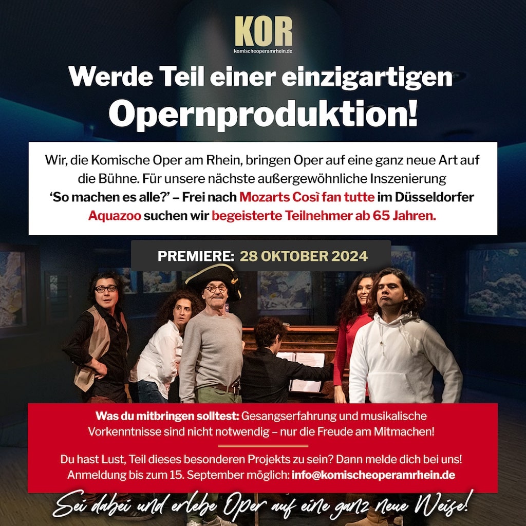 „Così fan tutte“ – Mozart zwischen Haien und Korallenriff