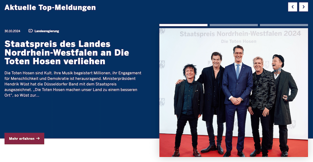 “Rockband“ erhält NRW-Staatspreis